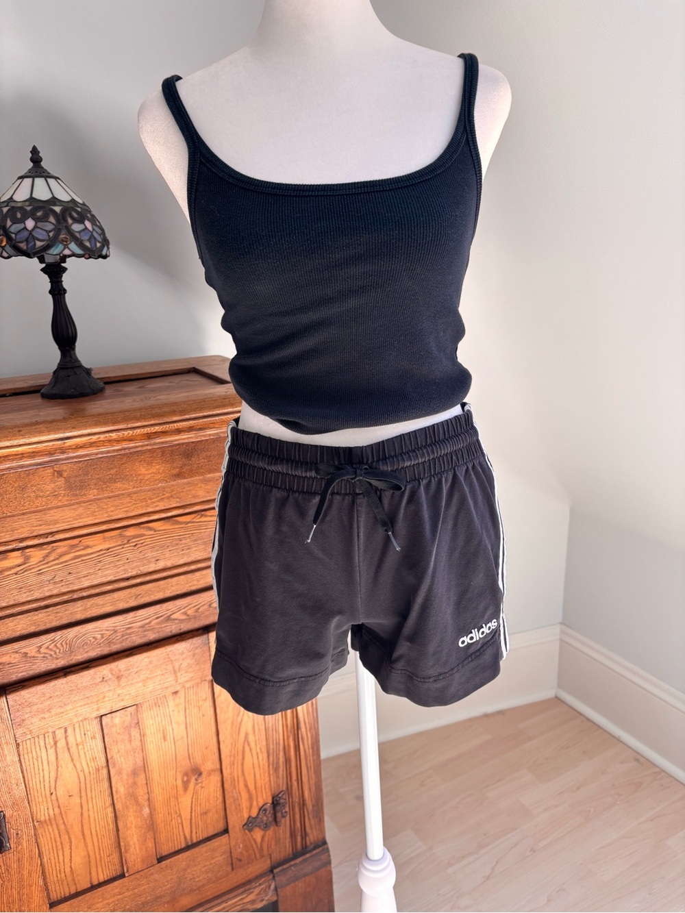 Adidas 3-Stripe Lounge Shorts 🖤